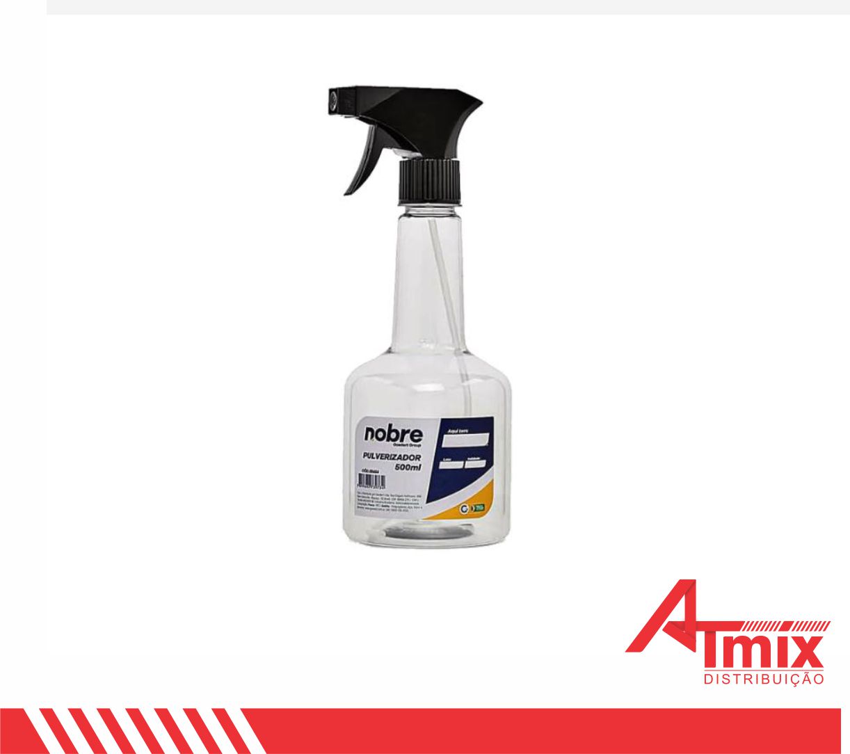 PULVERIZADOR TRANSPARENTE NOBRE 500ML